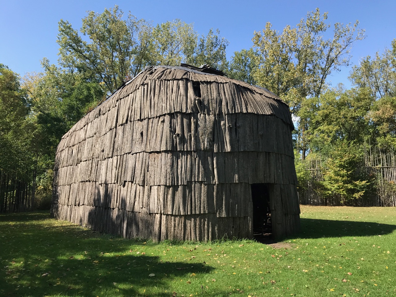 reproduced longhouse